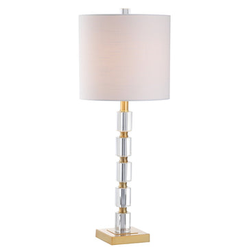 Claire 28.5" Crystal LED Table Lamp - JONATHAN Y